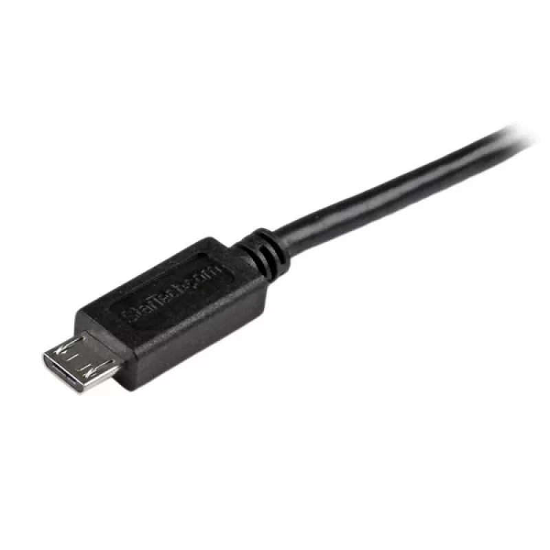 Cabo Micro-USB curto StarTech.com - M/M – 15 cm (6 polegadas), 0,15 m, USB A, Micro-USB B, USB 2.0, ficha/ficha, preto
