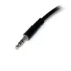 Cabo divisor estéreo fino StarTech.com – ficha de 3,5 mm para 2x conector fêmea de 3,5 mm