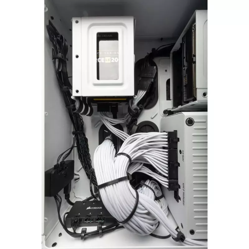 Caixa de PC Corsair Crystal 280X Micro ATX branca