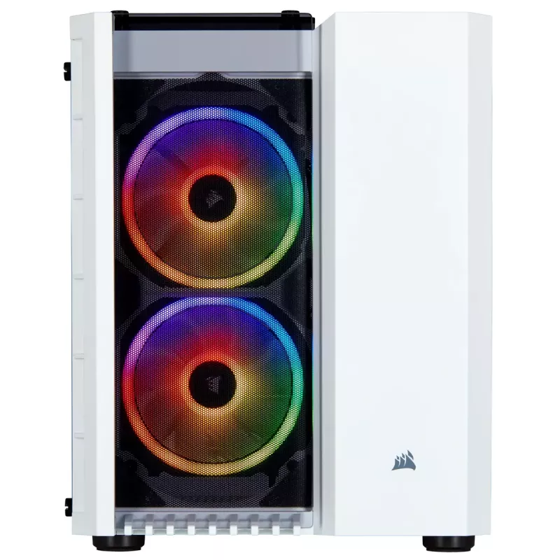 Caixa de PC Corsair Crystal 280X Micro ATX branca