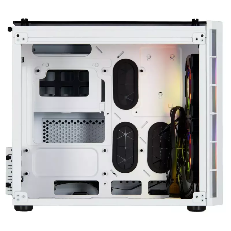 Caixa de PC Corsair Crystal 280X Micro ATX branca