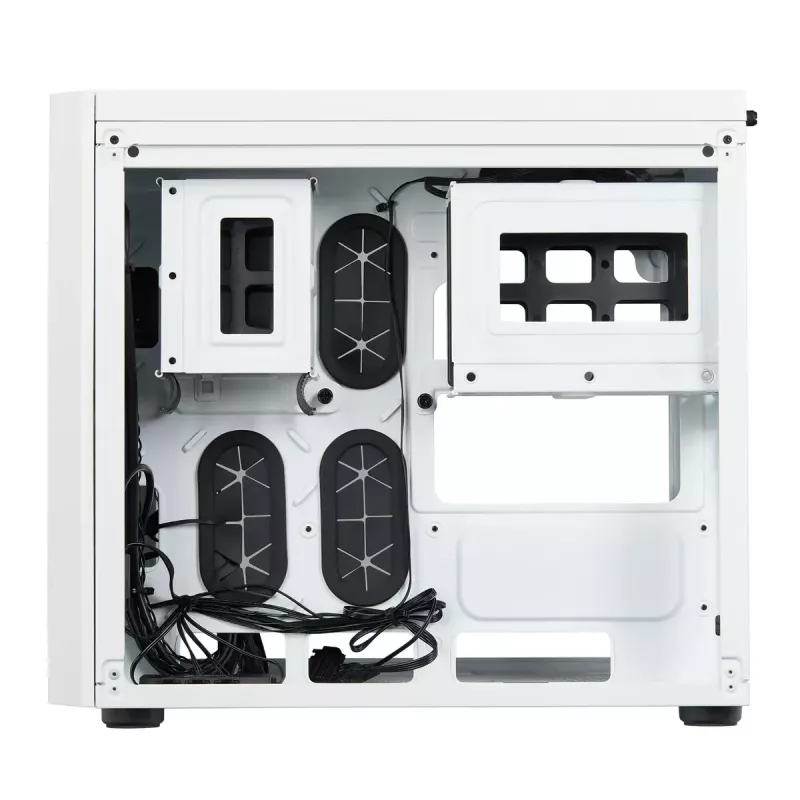 Caixa de PC Corsair Crystal 280X Micro ATX branca
