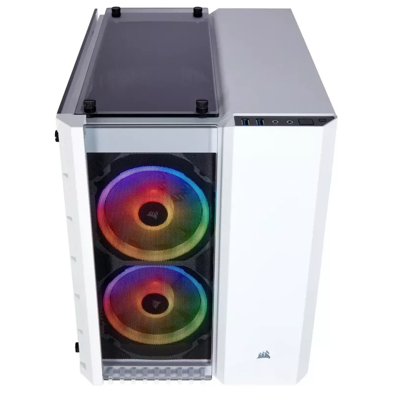 Caixa de PC Corsair Crystal 280X Micro ATX branca
