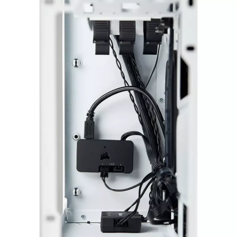 Caixa de PC Corsair Crystal 280X Micro ATX branca