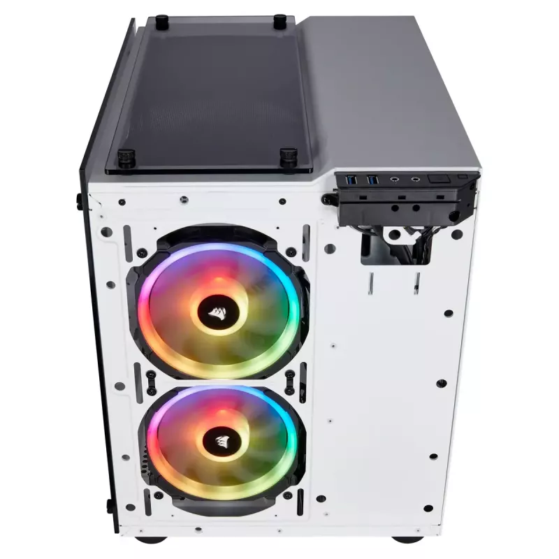 Caixa de PC Corsair Crystal 280X Micro ATX branca