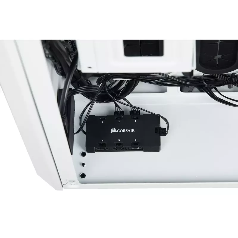 Caixa de PC Corsair Crystal 280X Micro ATX branca