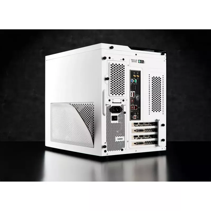 Caixa de PC Corsair Crystal 280X Micro ATX branca