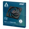 Ventoinha ARCTIC P14 slim PWM PST de 140 mm otimizada para pressão com cabo em Y integrado