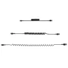 Cabo USB para Lightning StarTech.com de 50 cm (20 inch), certificado MFi, cabo de carregamento iPhone espiralado, preto, revestimento TPE resistente com fibra de aramida, cabo Lightning espiralado robusto