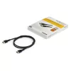 Cabo HDMI 2.0 slim StarTech.com de 0,9 m (3ft), cabo HDMI flexível com certificação Premium e Ethernet, UHD 4K 60Hz HDR10, design robusto em fibra de aramida com revestimento TPE
