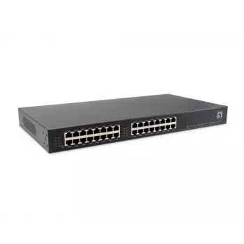 Hub midspan PoE de alta potência LevelOne POH-1620 de 16 portas, 400 W