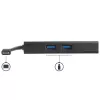 Adaptador multiporta USB-C StarTech.com – docking station de viagem USB-C com HDMI 4K – Power Delivery pass-through de 60 W, GbE, hub de 2 portas USB-A 3.0 – dock mini USB Type-C portátil para portáteis