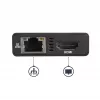 Adaptador multiporta USB-C StarTech.com – docking station de viagem USB-C com HDMI 4K – Power Delivery pass-through de 60 W, GbE, hub de 2 portas USB-A 3.0 – dock mini USB Type-C portátil para portáteis