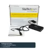 Adaptador multiporta USB-C StarTech.com – docking station de viagem USB-C com HDMI 4K – Power Delivery pass-through de 60 W, GbE, hub de 2 portas USB-A 3.0 – dock mini USB Type-C portátil para portáteis