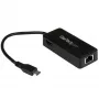 Adaptador de rede USB-C para Gigabit StarTech.com com porta USB 3.0 adicional