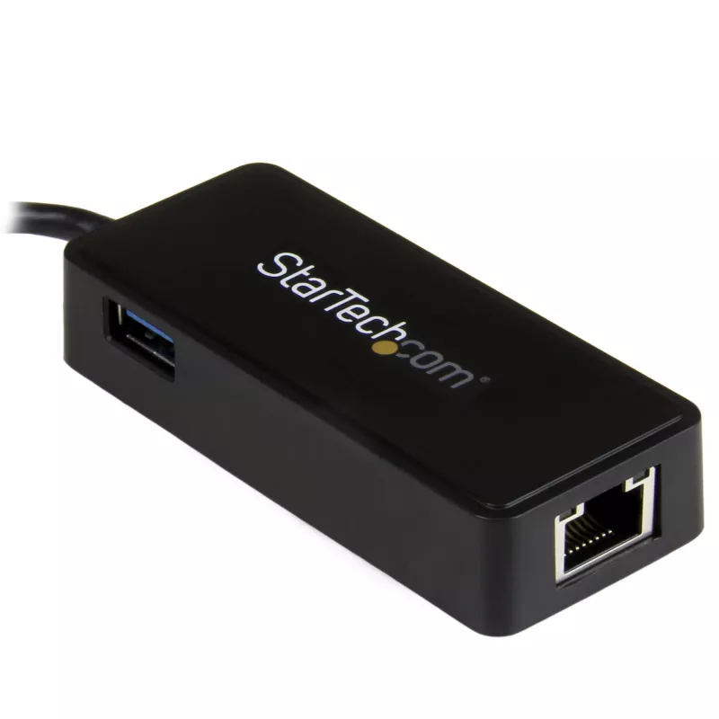 Adaptador de rede USB-C para Gigabit StarTech.com com porta USB 3.0 adicional