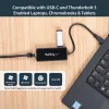 Adaptador de rede USB-C para Gigabit StarTech.com com porta USB 3.0 adicional