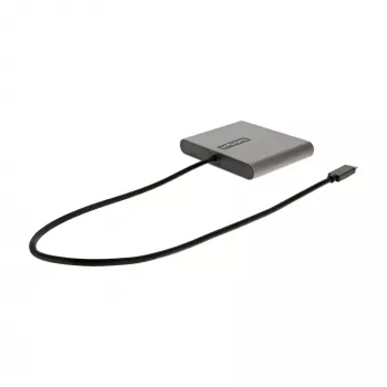 Adaptador USB-C para Quad HDMI StarTech.com, conversor USB-C para 4x monitor HDMI para Windows (sem suporte para macOS/ChromeOS/Linux) - TAA