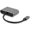 Adaptador USB-C para VGA e HDMI StarTech.com - 2-em-1 - 4K 30Hz - cinzento Space