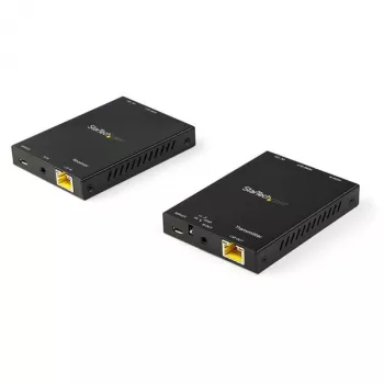 StarTech.com Kit Extensor HDMI sobre CAT6 - 4K 60Hz, 3840 x 2160 píxeis, Transmissor e Recetor AV, 50 m, Com fios, Preto, HDCP