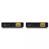 StarTech.com Kit Extensor HDMI sobre CAT6 - 4K 60Hz, 3840 x 2160 píxeis, Transmissor e Recetor AV, 50 m, Com fios, Preto, HDCP