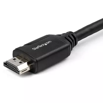 StarTech.com Cabo HDMI Portsaver de 6 polegadas (15 cm) – Cabo Extensor HDMI 2.0 High Speed 4K 60 Hz com Ethernet – Cabo Extensor HDMI Curto – Cabo Adaptador Extensor HDMI Macho para Fêmea