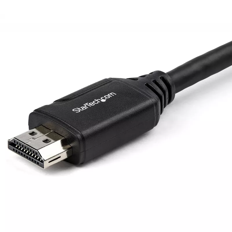 StarTech.com Cabo HDMI Portsaver de 6 polegadas (15 cm) – Cabo Extensor HDMI 2.0 High Speed 4K 60 Hz com Ethernet – Cabo Extensor HDMI Curto – Cabo Adaptador Extensor HDMI Macho para Fêmea