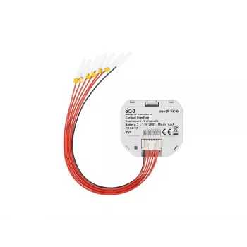 Homematic IP HmIP-FCI6 Interface de Contacto para Encastre, 6 Canais, 868 MHz