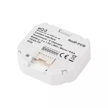Homematic IP HmIP-FCI6 Interface de Contacto para Encastre, 6 Canais, 868 MHz