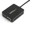 StarTech.com Conversor USB 3.0 para Fibra Ótica – Adaptador USB para Open-SFP Compacto – Adaptador de Rede USB para Gigabit – Adaptador de Fibra Ótica USB 3.0, Compatível com Fibra Multimodo (MMF)/Monomodo (SMF)