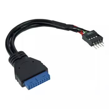 InLine Adaptador USB 3.0 para 2.0 Interno USB 3.0 / 2x USB 2.0 Pin-Header, 0,15 m