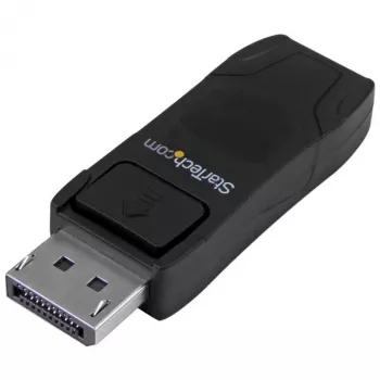 StarTech.com Adaptador DisplayPort para HDMI - 4K 30Hz Conversor de Vídeo DP 1.2 para HDMI 1.4 Compacto - DP++ para Monitor/TV HDMI - Cabo Adaptador Passivo DP para HDMI - Ficha DP com Bloqueio