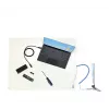 StarTech.com Tapete Antiestático, Tapete ESD para Reparação de Eletrónica, Tapete Antiestático de Mesa/Secretária com Cabo de Terra Removível, ANSI/ESD S 4.1, Base de Trabalho/Tapete Termoplástico Flexível, 28x46cm (11x18 polegadas)
