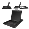 StarTech.com Consola KVM para rack de 8 portas com cabos de 1,8 m – Switch KVM integrado com monitor LCD de 19 polegadas – Gaveta KVM LCD 1-HE-LCD-KV totalmente equipada – OSD-KVM – Durável, 50.000 horas MTBF – Suporte USB + VGA