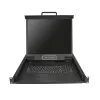 StarTech.com Consola KVM para rack de 8 portas com cabos de 1,8 m – Switch KVM integrado com monitor LCD de 19 polegadas – Gaveta KVM LCD 1-HE-LCD-KV totalmente equipada – OSD-KVM – Durável, 50.000 horas MTBF – Suporte USB + VGA