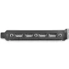StarTech.com USBPLATE4 adaptador de ranhura USB 2.0 de 4 portas fêmea com 2 conectores de 10 pinos para placa-mãe