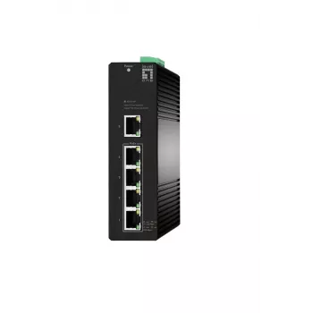 Switch gerido LevelOne Hilbert 5 portas Industrial Gigabit PoE Smart Lite Switch