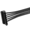 StarTech.com Cabo adaptador divisor de alimentação SATA 4x, SATA 15 pinos, 4 x SATA, 0,4 m, macho, fêmea, preto