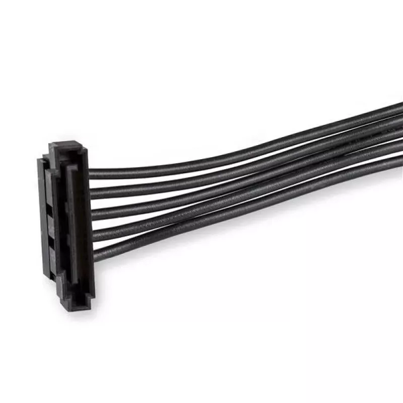 StarTech.com Cabo adaptador divisor de alimentação SATA 4x, SATA 15 pinos, 4 x SATA, 0,4 m, macho, fêmea, preto