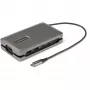 StarTech.com Adaptador multiporta USB-C – USB-C para HDMI 2.0 4K 60 Hz – hub USB de 2 portas 10 Gbit/s – Power Delivery Pass-Through 100 W – GbE – SD/MicroSD – mini dock USB Type-C – cabo de 25 cm