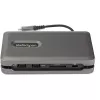 StarTech.com Adaptador multiporta USB-C – USB-C para HDMI 2.0 4K 60 Hz – hub USB de 2 portas 10 Gbit/s – Power Delivery Pass-Through 100 W – GbE – SD/MicroSD – mini dock USB Type-C – cabo de 25 cm