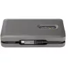 StarTech.com Adaptador multiporta USB-C – USB-C para HDMI 2.0 4K 60 Hz – hub USB de 2 portas 10 Gbit/s – Power Delivery Pass-Through 100 W – GbE – SD/MicroSD – mini dock USB Type-C – cabo de 25 cm
