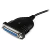 StarTech.com Cabo adaptador USB para impressora paralela DB25 de 6 ft - M/F