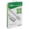 Cabo Lightning USB InLine, para iPad, iPhone, iPod, prateado/alu 2 m certificado MFi