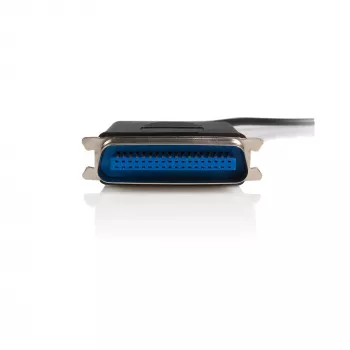StarTech.com Adaptador USB para impressora paralela de 6 ft - M/M, preto, Centronics, USB A, 1,9 m, macho/macho, USB A, Centronics 36