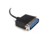 StarTech.com ICUSB1284 cabo adaptador de USB para impressora paralela, 1,8 m (6 ft), Centronics / IEEE 1284, USB 2.0, macho/macho