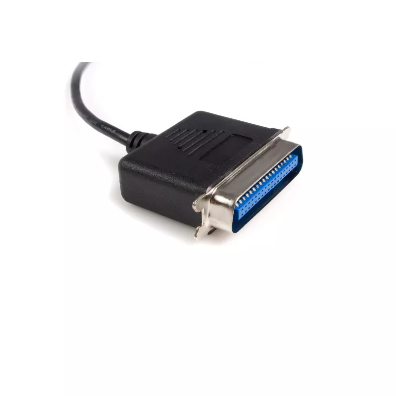 StarTech.com ICUSB1284 cabo adaptador de USB para impressora paralela, 1,8 m (6 ft), Centronics / IEEE 1284, USB 2.0, macho/macho