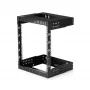 Armário de rede StarTech.com 12U 19 polegadas para montagem na parede - profundidade ajustável 12-20 polegadas 2 postes rack open-frame para sala de servidores para AV/dados/IT/comunicação/equipamento informático/switch com porcas gaiola e parafusos