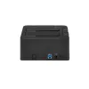 Estação de acoplamento StarTech.com Dual-Bay USB 3.0 para SATA, dock para disco rígido USB, estação de acoplamento externa 2,5/3,5 polegadas SATA I/II/III SSD/HDD, baía de disco rígido hot-swap, carregamento superior