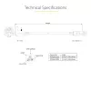 Cabo de alimentação para portátil StarTech.com 1,8 m (6 ft) UK, BS 1363 para C5 (trevo), 2,5 A 250 V, 18 AWG, cabo de substituição para portátil UK, cabo de alimentação para impressora, cabo de carregamento para portátil, cabo de fonte de alimentação para portátil
